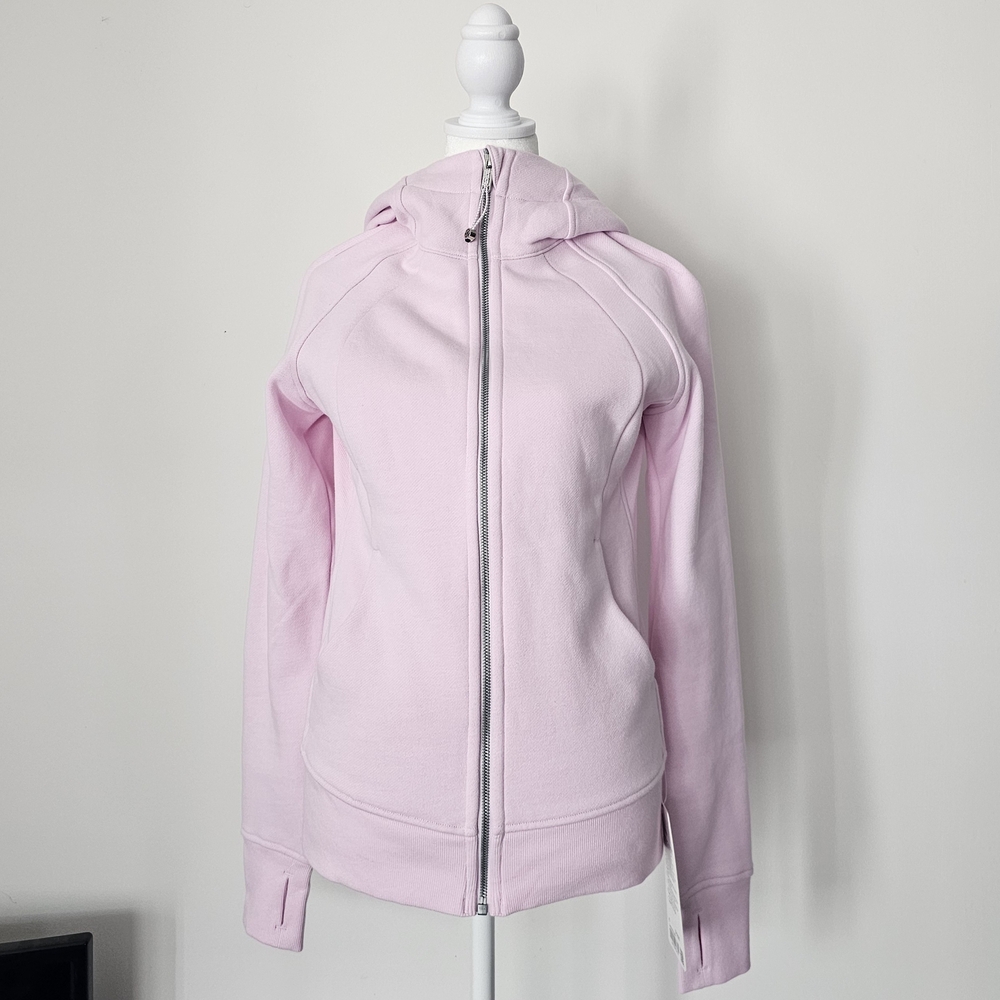 Lululemon Scuba Full-Zip Hoodie | size 6 | Meadowsweet Pink